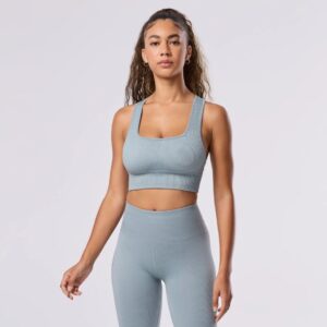 Seamless Ribbed Sports Bra Mirage – Tavi