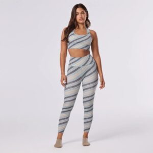 Alternative Ansicht der Seamless Mirage Stripe Sportleggings – Tavi