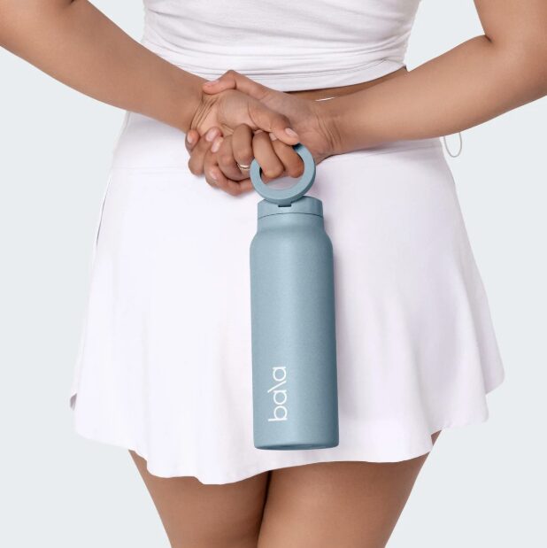 Waterfles met Telefoonhouder - Bala - Blauw
