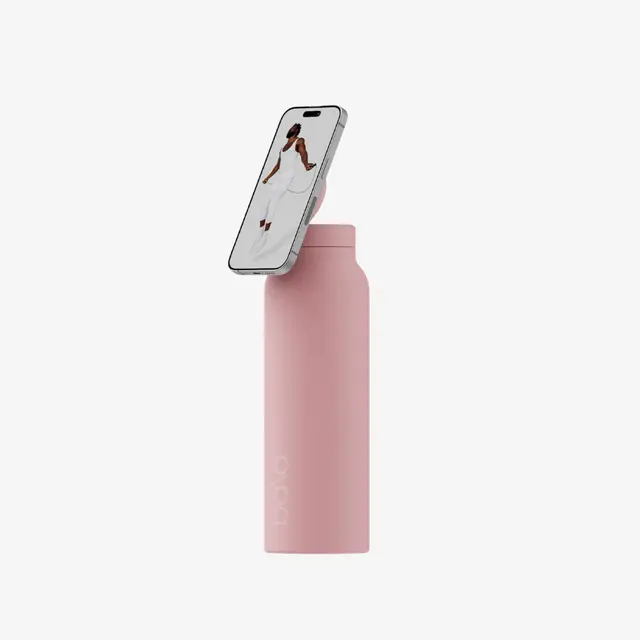 Waterfles met Telefoonhouder- Bala - Roze