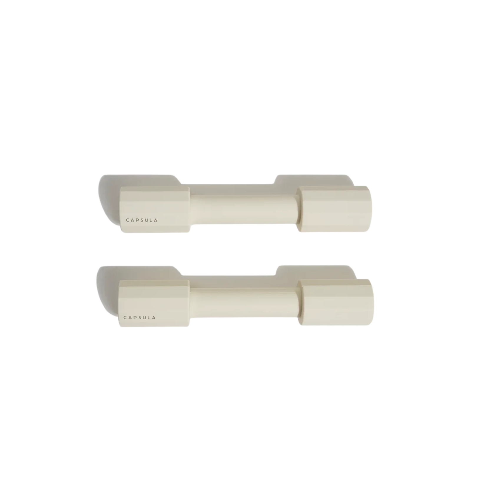 Dumbbells 2,5 kg - Capsula (beige)