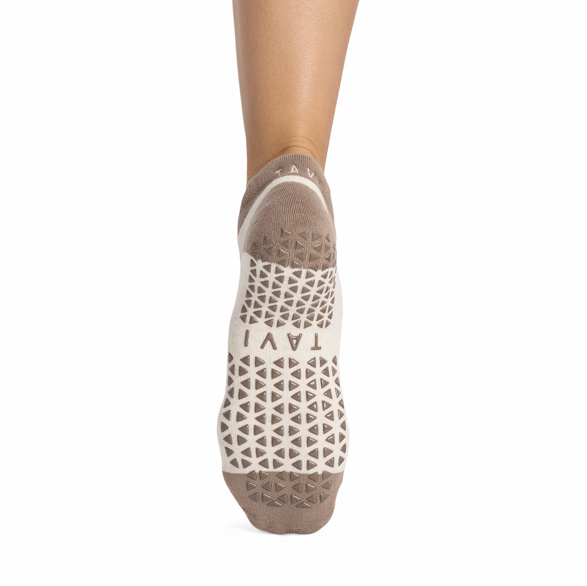 Antislip Sokken Savvy Leopard Sand - Tavi