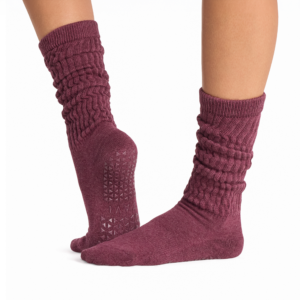 Antislip Sokken Stacy Bordeaux Melange - Tavi