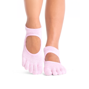 Chaussettes Anti-slip pour orteils Bellarina Rosy Melange - Toesox