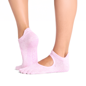 Chaussettes Anti-slip pour orteils Bellarina Rosy Melange - Toesox