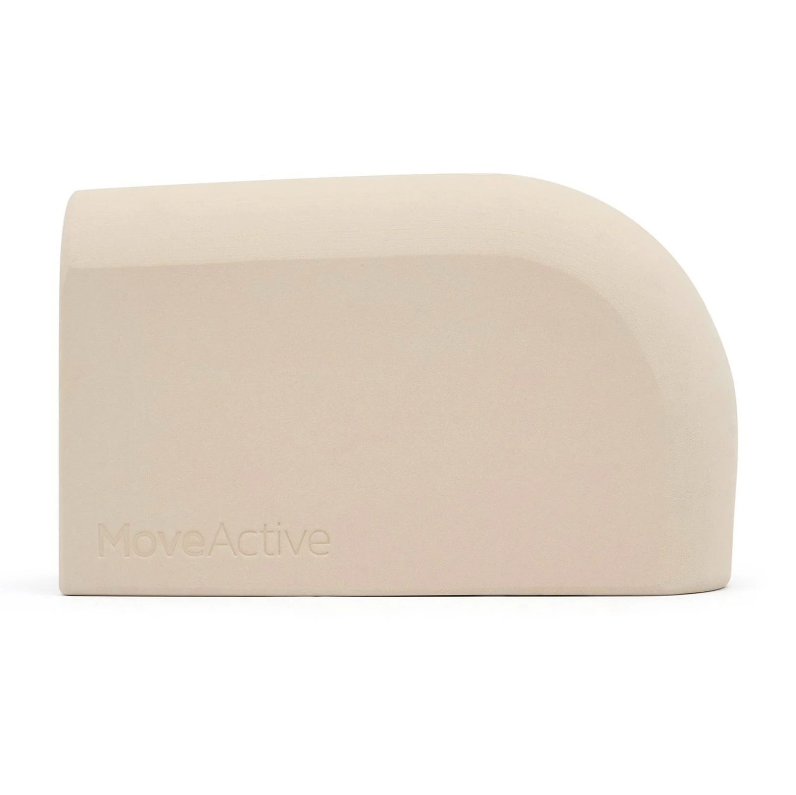 Curved Yoga Blok - Almond - MoveActive