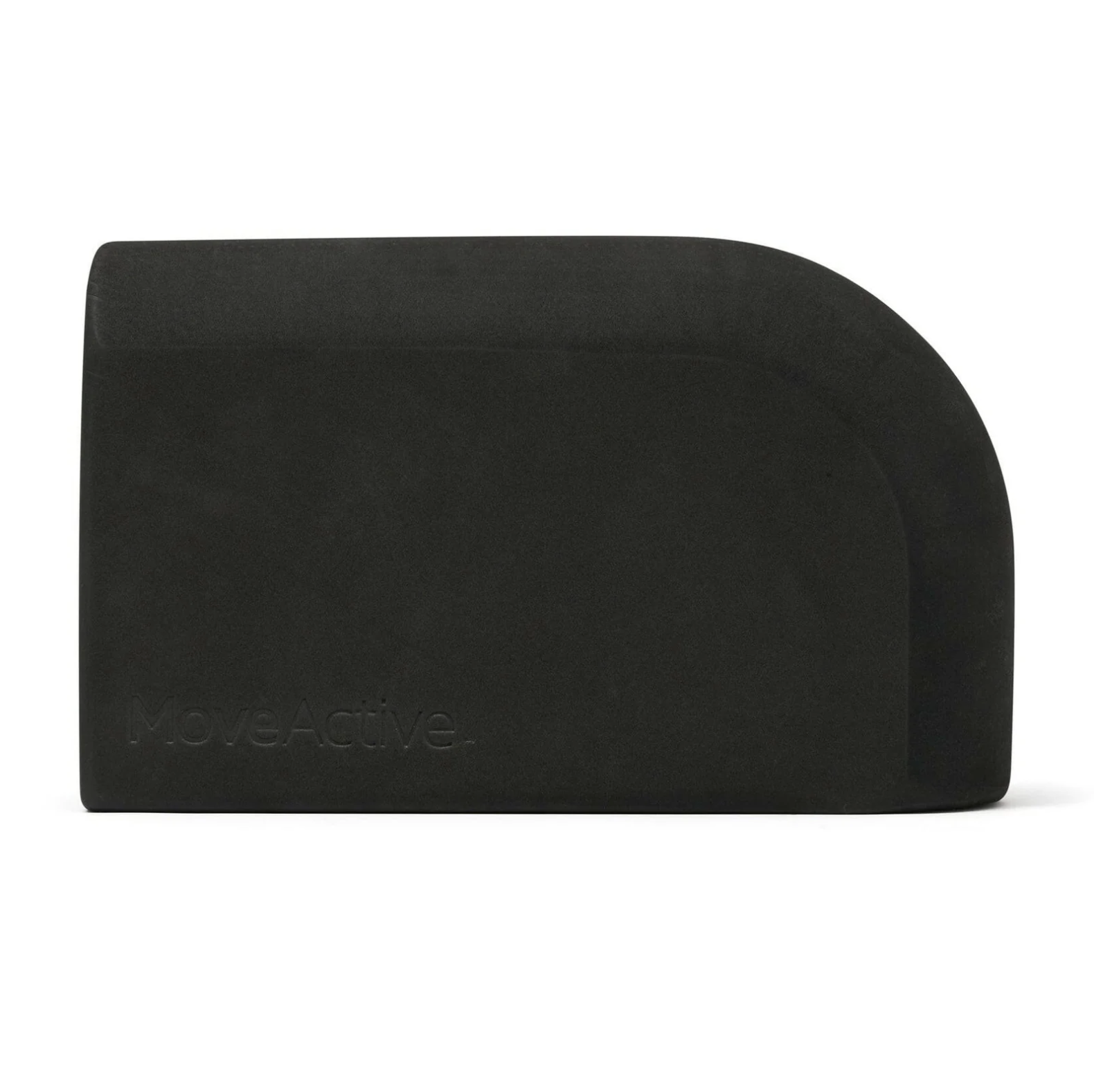 Curved Yoga Blok - Zwart - MoveActive