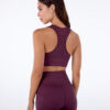 Sport BH Naadloos Diamant Bordeaux – Tavi - Thumbnail Image 4