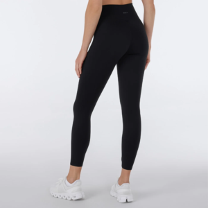 Autre aperçu du legging de sport taille haute lisse ébène - Tavi