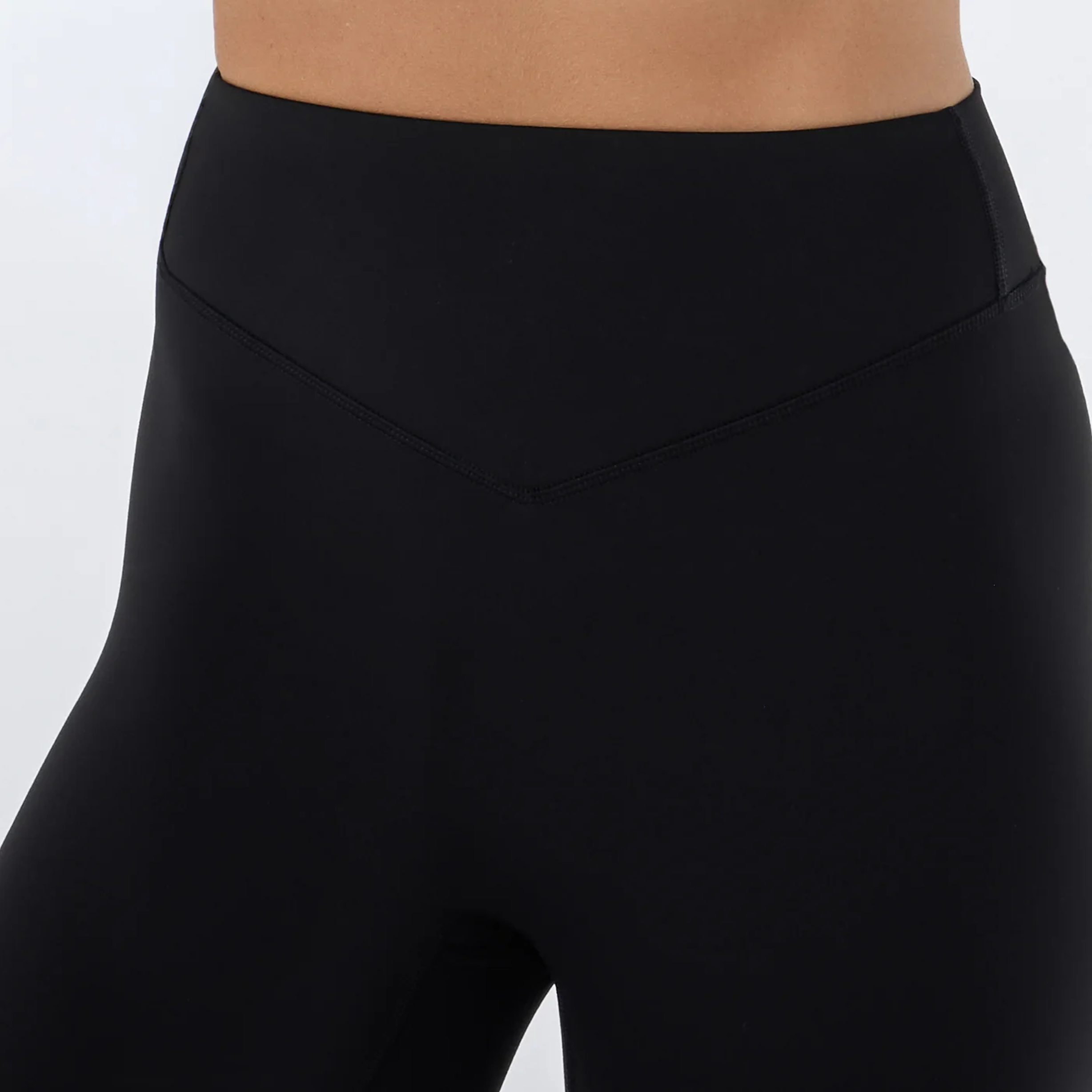 Leggings de sport taille haute, coupe droite, ébène - Tavi - Image 3