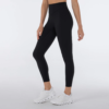 Leggings de sport taille haute, coupe droite, ébène - Tavi - Image miniature 4
