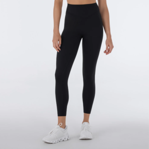 Leggings de sport taille haute, coupe droite, ébène - Tavi