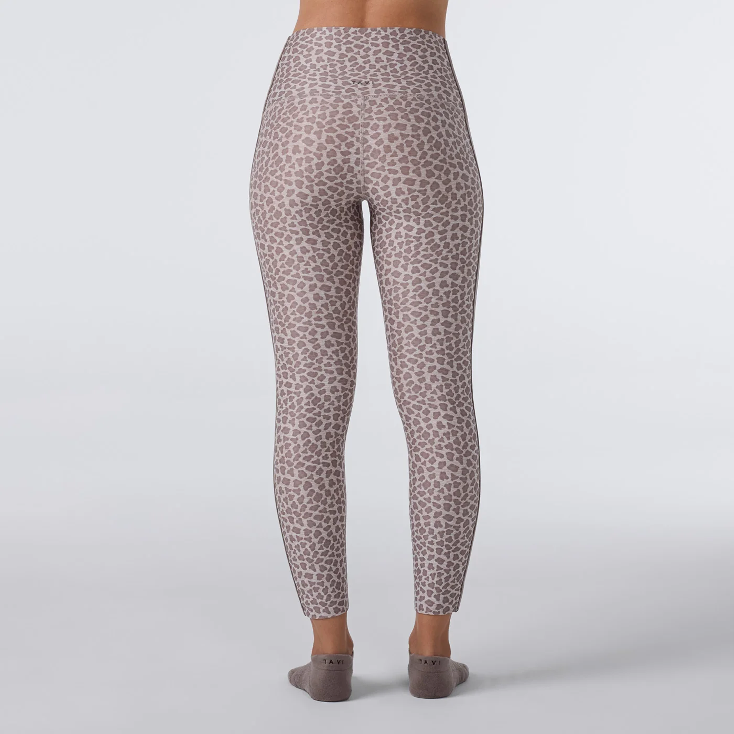Leggings de sport TaviCloud Stripe Leopard Sand - Tavi - Image 3