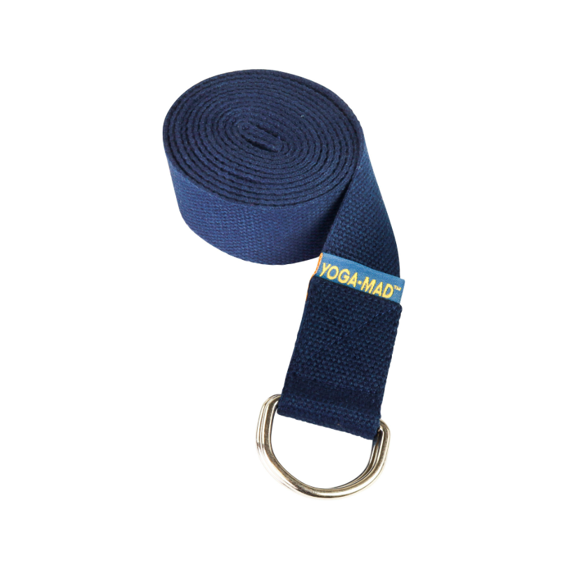 Biologische Katoenen Yoga Riem met D-ring - 2.0 m - Afbeelding 2