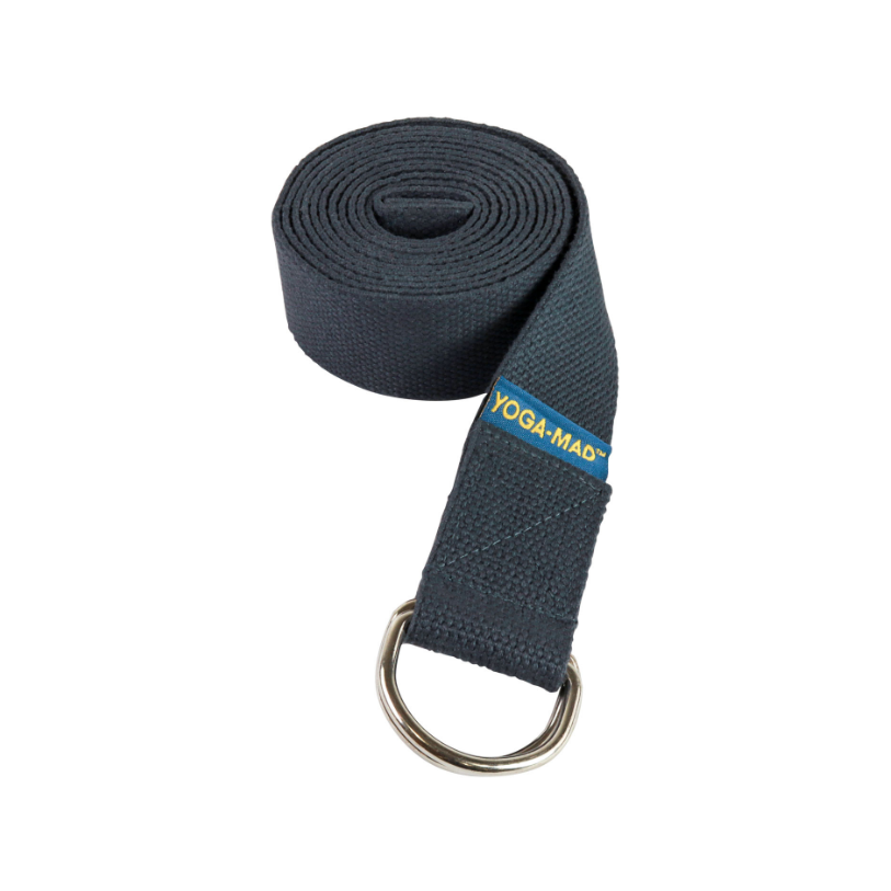 Biologische Katoenen Yoga Riem met D-ring - 2.0 m - Afbeelding 1