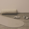 Halve Maan Yoga Mat - Moonchild - Licht Bruin