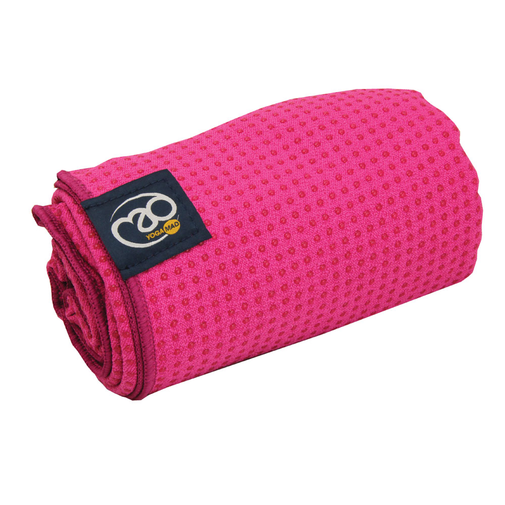 Praten tegen voorwoord Dank u voor uw hulp Yoga handdoek antislip roze kopen bij Yoga-pilatesshop.