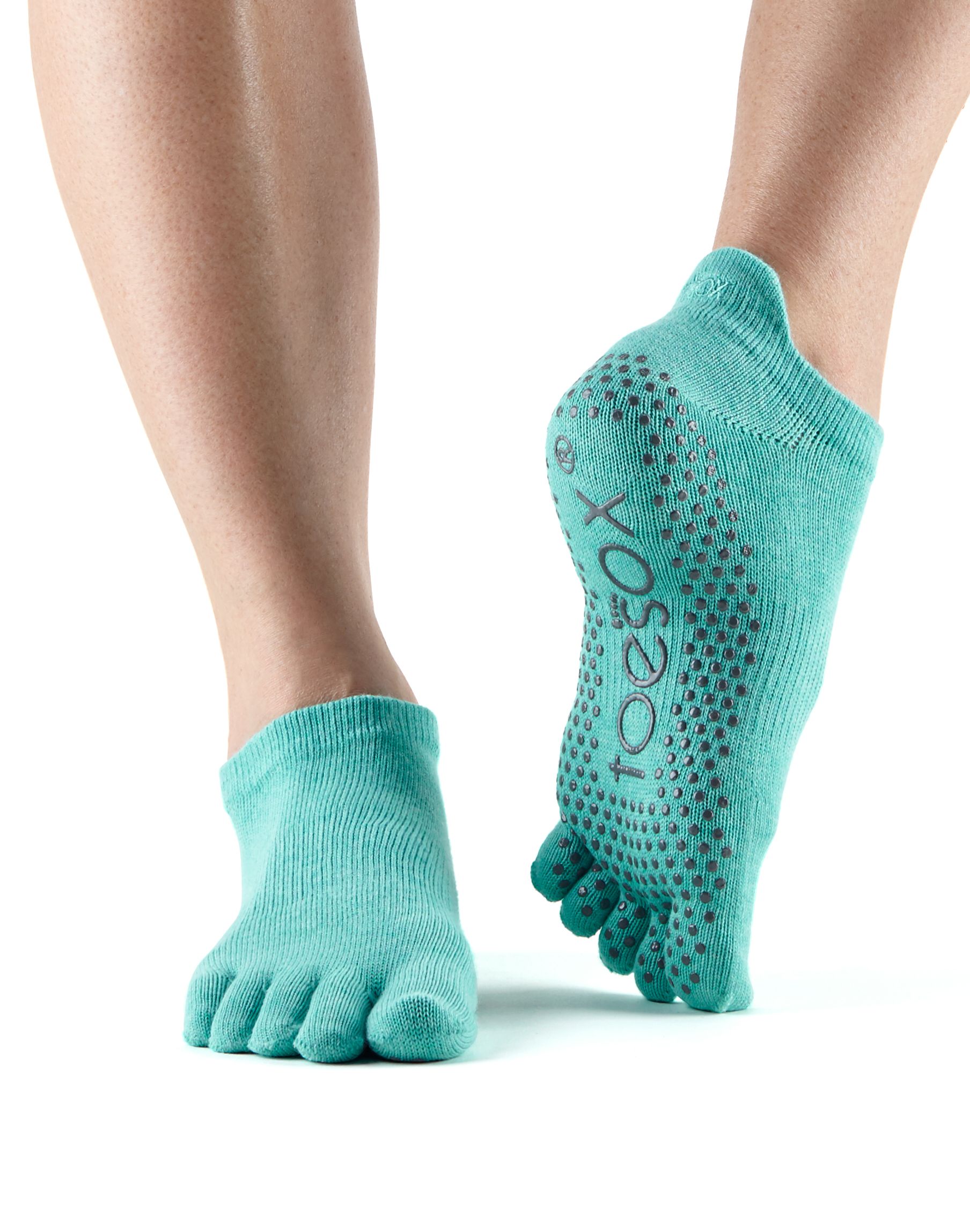 Antislip sokken in de kleur Aqua kopen voor pilates of yoga bij Yoga-Pilatesshop