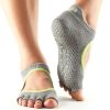 Toe socks antislip sokken in het model bellarina zonder tenen van toesox direct te bestellen bij yoga-pilatesshop.nl