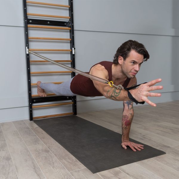 ladder pilates die aan de muur kan worden bevestigd voor pilates oefeningen is te koop bij yoga-pilatesshop in utrecht
