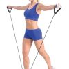weerstandsband om je lichaam te trainen op kracht, balans en flexibiliteit kan met deze medium weerstandsband
